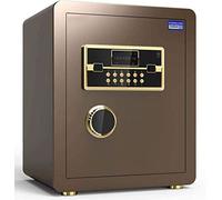 RLKHXBS Safes Household Electronic Password Safety Deposit Box Built-in Alarm System Security Steel Anti-Theft Fireproof And Waterproof