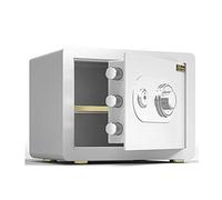 RLKHXBS Safes Mechanical Steel, Fireproof, Waterproof, Anti-Theft And Safety Cabinet, Home/Hotel/Office, Easy To Use,Wall Safes (White 30x38x30cm)