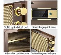 RLKHXBS Safes Password Electronic Safe, Cash Box, Safe, Lock Box, Digital Safe, with Emergency Key Anti-Theft Wall-Mounted Office Small Cabinet Key Box