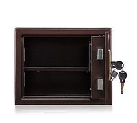 RLKHXBS Safes Thicken Small Anti-Theft Safes, Household Into The Wall Safe Bedside Safe Deposit, Password Key Double Insurance Safe Cabinet,Wall Safes (Wine Red)