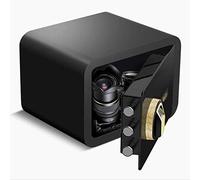 RLKHXBS Safeshousehold Small Fireproof Safe Fingerprint Password Bedside all Steel in-Wall Anti-Theft Safes Invisible Black Coffer - 43 ? 35 ? 23CM Key,Wall Safes