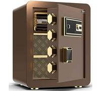 RLKHXBS, Servizio Impermeabili a Prova di Incendio, in Contanti per la Sicurezza dei Soldi, Armadio con Blocco Chiave della Tastiera Digitale per Impronte digitali per Il Business Home Business Hotel