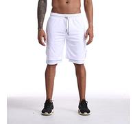 RLKHXBS Shorts Men 2 in 1 Running Shorts Jogging Gym Fitness Training Quick Dry Beach Short Pants Male Summer Sports