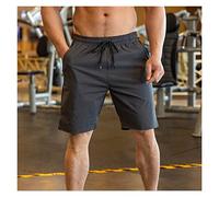 RLKHXBS Shorts Running Men Training Dry Summer Breathable Fitness Gym Sport Shorts Zipper Pocket Running Shorts