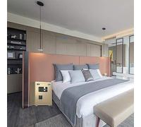 RLKHXBS Sicurezza Biometrica Impronta Digitale Nascosta nel cabine da Letto Muro di Valore del cabinaggio (Colore: Marrone)