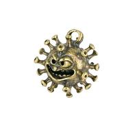 RLKHXBS Small Statues Making Old Solid Brass Virus Ornaments, Office Desks, Copper Products, Handicrafts