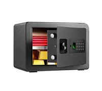 RLKHXBS Smart in-Wall Anti-Theft Deposit Box Unlocked By Household Fingerprint Password Office all-Steel Safe Cabinet