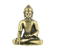 RLKHXBS Solid Pure Copper Statue Ornaments Made of Antique Brass, Shakyamuni Amitabha Buddha handicrafts