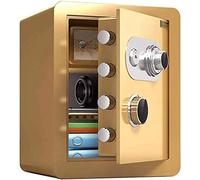 RLKHXBS Solid Steel,Small Electronic Depository Safe Fireproof Waterproof Safes Box Home Office Use for Deposit Money Jewelry Cash