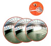 RLKHXBS Specchio di Sicurezza Convesso, Sicurezza Stradale Rotonda infrangibile per vialetti, Magazzini, Garage e uffici, Specchio per Punto cieco grandangolare da 130 Gradi