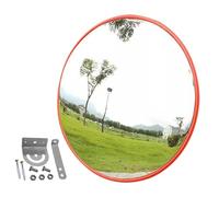 RLKHXBS - Specchio di Sicurezza da 30/32/39", Specchio per Traffico, Specchio Curvo con Staffa a Parete Regolabile, Specchio grandangolare, per vialetto, Magazzino e Sicurezza in Garage o Negozio