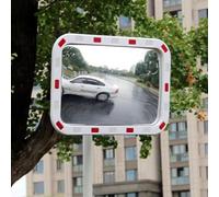 RLKHXBS Specchio Riflettente per Il Traffico, Specchio angolare di Sicurezza Rettangolare, Grande per Magazzino e Garage, Specchio di Sicurezza per Punti ciechi, Visione Chiara per Interni ed Esterni