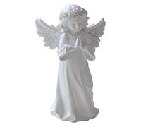 RLKHXBS Statue Angelo in Resina da Tavolo, Adorabili Ornamenti Decorativi per Ragazze, 11.4''h, Decorazione Fata Preghiera, Prega per la Tua Famiglia, per la Statua di Decorazioni