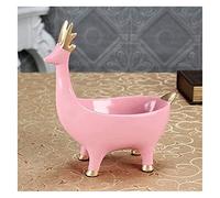 RLKHXBS Statue da Tavolo Statue scultoree Statue Deer Forme Resina Regno Unito Chiave Candy Storage Decoration Home Decoration Piccoli Ornamenti