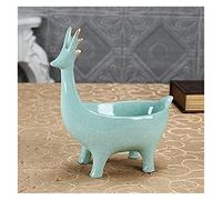 RLKHXBS Statue da Tavolo Statue scultoree Statue Deer Forme Resina Regno Unito Chiave Candy Storage Decoration Home Decoration Piccoli Ornamenti