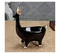 RLKHXBS Statue da Tavolo Statue scultoree Statue Deer Forme Resina Regno Unito Chiave Candy Storage Decoration Home Decoration Piccoli Ornamenti