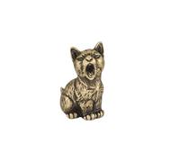 RLKHXBS Statue .zhaocai Ottone in Ottone Manico in Rame Piccolo Gatto Artigianato a Sospensione