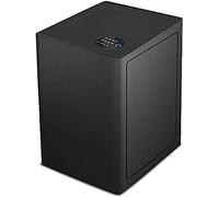RLKHXBS Steel Home - Cabinet Safe,Smart Fingerprint Electronic Safes with Double Tamper-Proof Alarm,Hidden Bedside Table es,Protect Cash Secure Documents Jewelry Valuables,Black