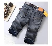 RLKHXBS Summer Men's Slim Fit Short Jeans Cotton Stretch Denim Shorts Short Pants