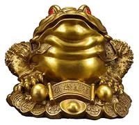 RLKHXBS Tabletop Denaro Rana Denaro Statue rospo Decorazione attrarre ricchezza rospo Fortunato Negozio di Rane di Apertura del Regalo di Apertura dell'ufficio Decorazione buona Statue