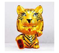 RLKHXBS Tabletop Desktop Lucky Tiger Year Mascot New Year Decorations for Bookshelf Statue