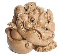 RLKHXBS Tabletop Feng Shui Money Frog Money Statue Tre Gambe Tospide Froga di ricchezza per Il registro di Cassa Office Opertura di Regali Decorazioni per Ufficio Statua delle Statue di ricchezza
