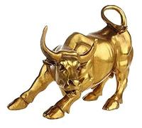 RLKHXBS Tabletop Feng Shui Statue Decorazione Feng Shui Fortune Figura Ottone Statua hausdeko Oro Rame rappresenta buona Fortuna e ricchezza di Carriera