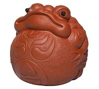 RLKHXBS Tabletop Feng Shui Wealth Lucky Money Frog Statue Decorazione Office Decorazione a Tre Gambe Tospite Frog Auto Dashboard Decorazione Store di Apertura Statua del Regalo di ricchezza Statue
