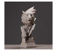 RLKHXBS Tabletop Statue Ornaments Decoration Abstract Tiger Bust Statue Handmade Resin Wild Animal Head Ornament Decor