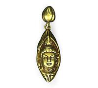 RLKHXBS Tornario di Una Foglia Pura Rame guanyin Ottone retrò Buddha Testa Xiang Ciondolo