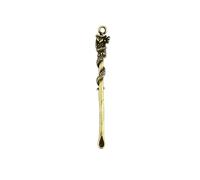 RLKHXBS Tortale di Rame con Un Ciondolo a Orecchio Solido Drago, Ottone in Ottone Finemente Realizzato