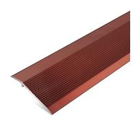 RLKHXBS Transition Strip for Uneven Floors, Non-Slip Aluminum Reducer Flute for Indoor Balcony Doorway, 10cm Extra Wide Fluted Carpet Trim