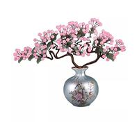RLKHXBS Tree Bonsai Living Room Home Chinese Desktop Craft Jade Carving Ornament Faux Plants Indoor