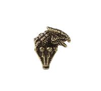 RLKHXBS Warcraft Demon Dragon Imitazione Antica di Rame Solido, Anello di Dito Indice Vecchio e Potente