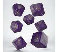Q Workshop Fire Dice 7 Packs Viola Bambini