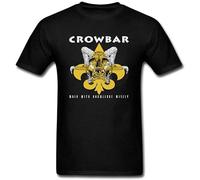 RlMI LINMY Crowbar American Band O-Neck 100% Cotton Short Sleeve Unisex T-Shirt M