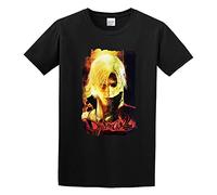 RlMI LINMY Devil May Cry Men'Sblack Grunge Stare O-Neck 100% Cotton Short Sleeve Unisex T-Shirt M