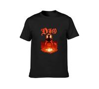 RlMI LINMY Dio - Last in Line O-Neck 100% Cotton Short Sleeve Unisex T-Shirt L