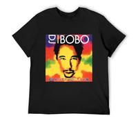 RlMI LINMY ITU Dj Bobo Planet Colors O-Neck 100% Cotton Short Sleeve Unisex T-Shirt XXXL