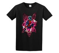 RlMI LINMY Nightcrawler Cartoon O-Neck 100% Cotton Short Sleeve Unisex T-Shirt S