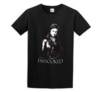 RlMI LINMY Once Upon A Time I'm Hooked Captain Hook Unisex 100% Cotton Short-Sleeve T-Shirts Black S