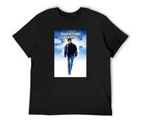 RlMI LINMY Quantum Leap TV Show Mens Cusual Tee T Shirt Black XXL