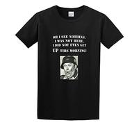 RlMI LINMY Sgt Hans Schultz Hogans Heroes & Funny Cool O-Neck 100% Cotton Short Sleeve Unisex T-Shirt XXXL