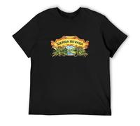 RlMI LINMY Sierra Nevada Retro Logo Beerbaseball Cotton T Shirt Mens Black XXL
