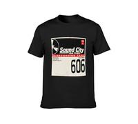 RlMI LINMY Sound City O-Neck 100% Cotton Short Sleeve Unisex T-Shirt XL