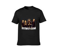 RlMI LINMY System of A Down Band O-Neck 100% Cotton Short Sleeve Unisex T-Shirt S