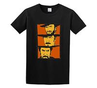 RlMI LINMY The Good The Bad The Ugly Men Print Funny O-Neck 100% Cotton Short Sleeve Unisex T-Shirt M