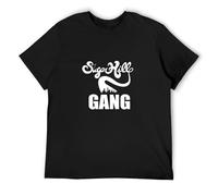 RlMI LINMY The Sugarhill Gang Rappers Delight Tour O-Neck 100% Cotton Short Sleeve Unisex T-Shirt L