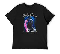 RlMI LINMY The Wall Screaming Face Album Cover O-Neck 100% Cotton Short Sleeve Unisex T-Shirt L