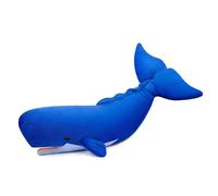 RLOMUTE Peluche capodoglio balena blu 20.8 pollici Cuscino giocattolo animale morbido e carino adatto per San regali per feste compagni camera da letto per decorazione per la casa regalo per bambini